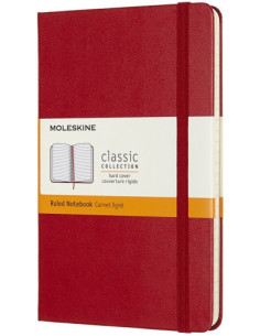 LIBRETA CLASICA TAPA DURA ROJA M (11