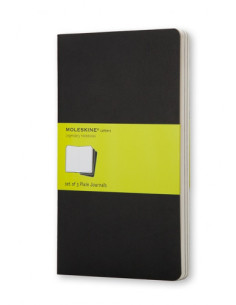 SET DE 3 LIBRETAS CAHIER NEGRAS P (9X14CM) LISA MOLESKINE QP313