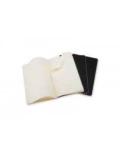 SET DE 3 LIBRETAS CAHIER NEGRAS P (9X14CM) LISA MOLESKINE QP313 2