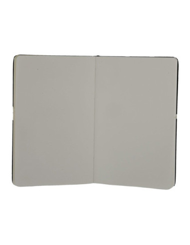LIBRETA CLASICA TAPA DURA NEGRA L (13X21CM)...