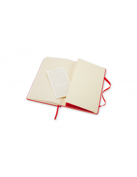 LIBRETA CLASICA TAPA DURA ROJA P (9X14CM) LISA MOLESKINE QP012R