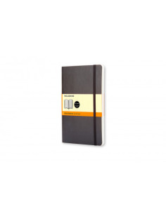 LIBRETA CLASICA TAPA BLANDA NEGRA P (9X14CM) RAYADA MOLESKINE QP611
