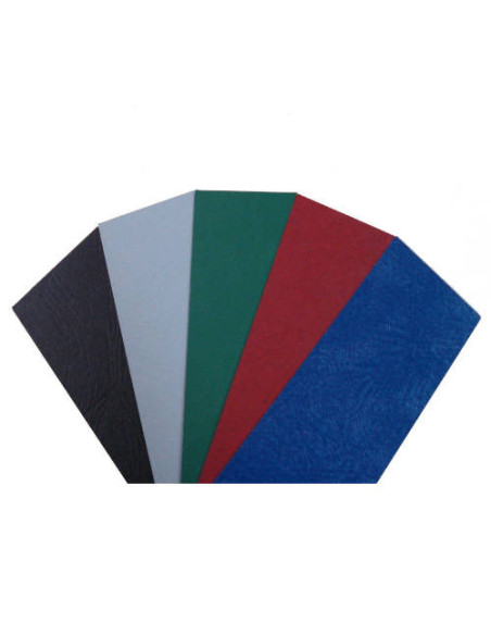 PACK 50 PORTADAS CARTON A4 750 GR. AZUL FELLOWES 5135901