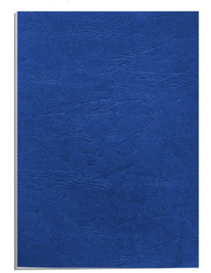 PACK 50 PORTADAS CARTON A4 750 GR. AZUL FELLOWES 5135901 2