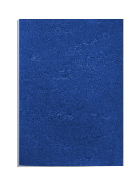 PACK 50 PORTADAS ENCUADERNACION CARTON A4 750 GR. AZUL FELLOWES 5135901