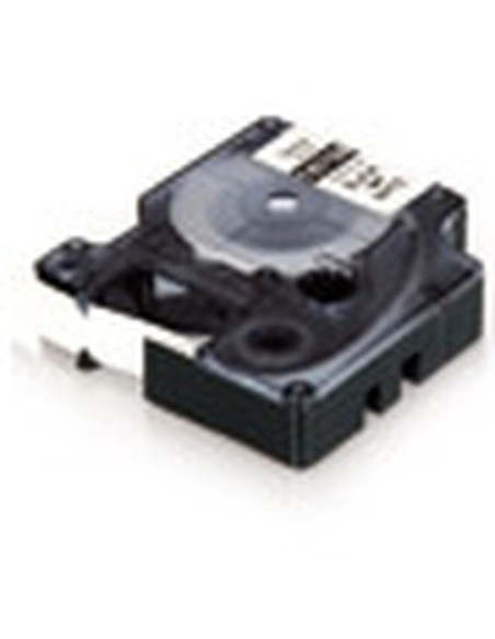 CINTA ROTULADORA RHINOPRO VINILO NEGRO/BLANCO 12MM DYMO 018444