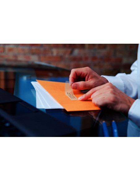 ROLLO ETIQUETA PERMANENTE 89X36MM. TRANSPARENTES DYMO SO722410