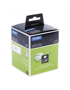 CAJA 2 ROLLOS ETIQUETA PERMANENTE 89X36MM. BLANCO DYMO S0722400