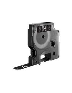 CINTA ROTULADORA D1 12MMX7M BLANCO/NEGRO DYMO S0720610 2