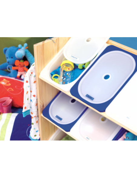 CINTA ROTULADORA DYMO D1 12MMX7M NEGRO/AZAUL  S0720560