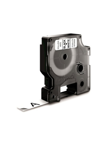 CINTA ROTULADORA DYMO D1 12MMX7M NEGRO/BLANCO...