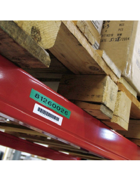 CINTA ROTULADORA DYMO D1 12MMX7M NEGRO/VERDE  S0720590