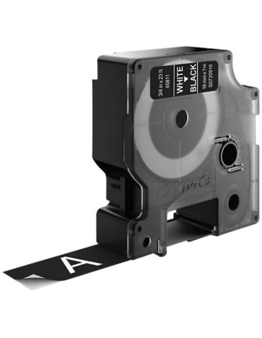 CINTA ROTULADORA DYMO D1 19MMX7M BLANCO/NEGRO...