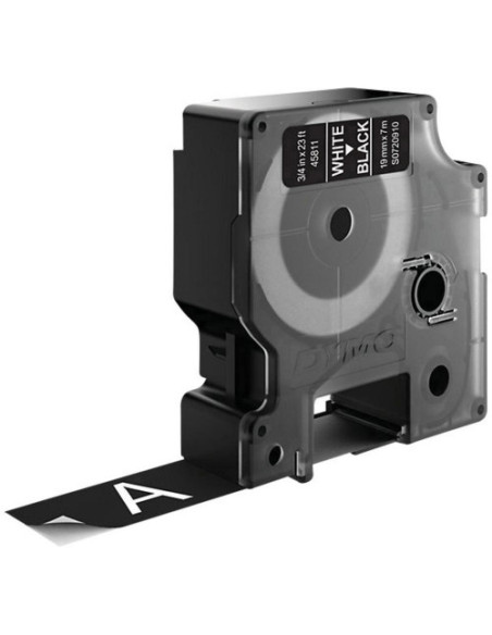 CINTA ROTULADORA DYMO D1 19MMX7M BLANCO/NEGRO  S0720910