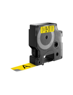 CINTA ROTULADORA D1 19MMX7M NEGRO/AMARILLO DYMO S0720880 2