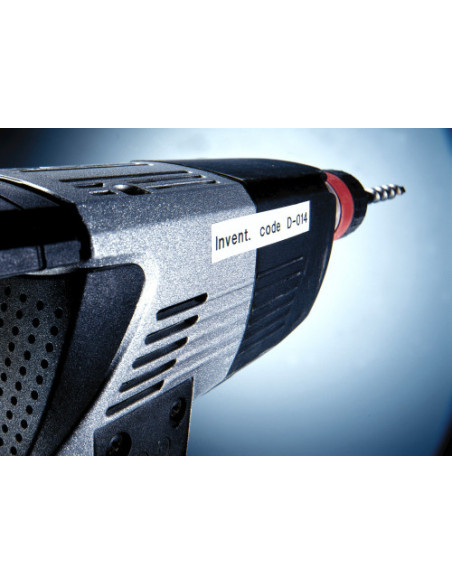 CINTA ROTULADORA DYMO D1 19MMX7M NEGRO/BLANCO  S0720830