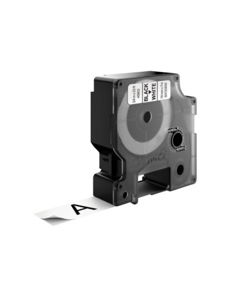 CINTA ROTULADORA DYMO D1 19MMX7M NEGRO/BLANCO  S0720830