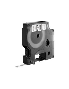 CINTA ROTULADORA D1 6MMX7M NEGRO/BLANCO DYMO S0720780 2