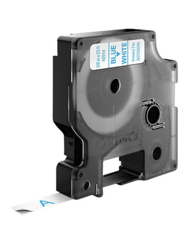 CINTA ROTULADORA DYMO D1 9MMX7M AZUL/BLANCO...