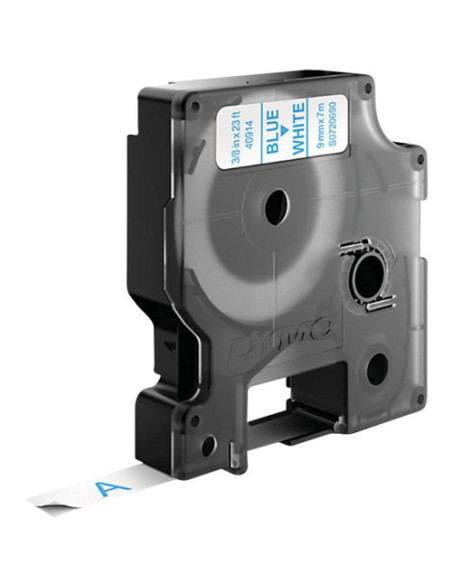 CINTA ROTULADORA DYMO D1 9MMX7M AZUL/BLANCO  S0720690
