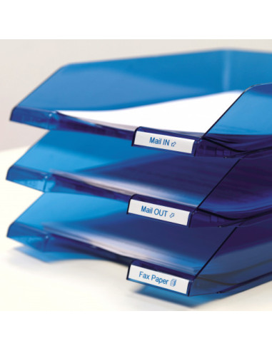 CINTA ROTULADORA DYMO D1 9MMX7M AZUL/BLANCO...