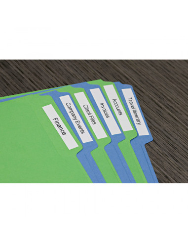 CINTA ROTULADORA DYMO D1 9MMX7M NEGRO/BLANCO...