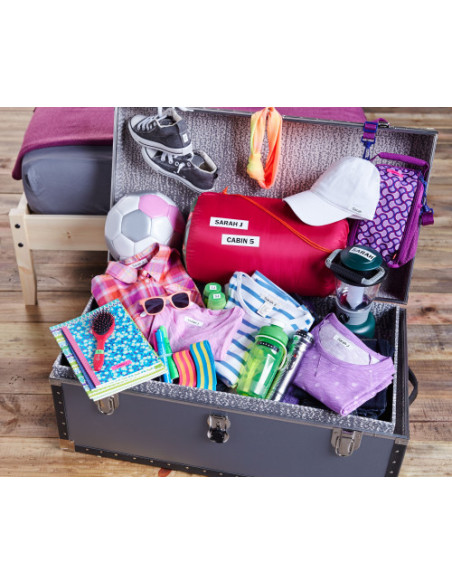 CINTA ROTULADORA DYMO LETRATAG 12MMX4M NEGRO/BLANCO PAPEL  S0721510