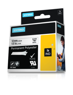 CINTA ROTULADORA RHINOPRO POLISTER 12MMX5 2