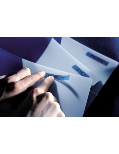 CINTA ROTULADORA DYMO D1 19MMX7M NEGRO/AZUL...