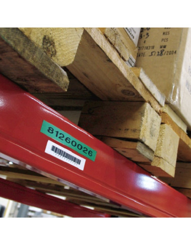 CINTA ROTULADORA DYMO D1 19MMX7M NEGRO/VERDE...