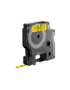 CINTA ROTULADORA D1 6MMX7M NEGRO/AMARILLO DYMO S0720790 2