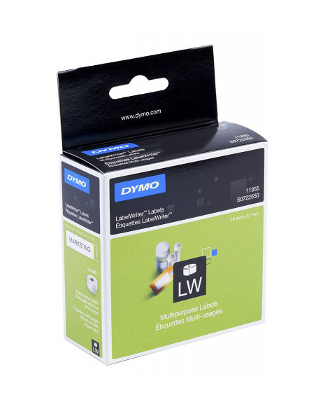 ROLLO ETIQUETAS LABELWRITER 19X51BL BLANCO DYMO S0722550