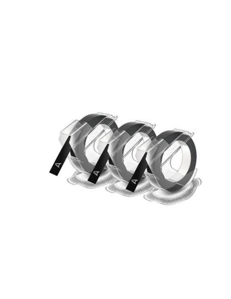 PACK 3 CINTAS ETIQUETA NEGRO 9MMX3M. DYMO S0847730