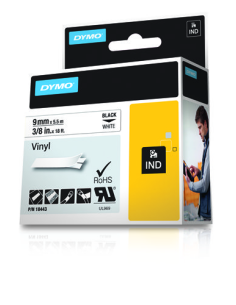 CINTA ROTULADORA RHINOPRO VINILO BLANCO 9MM.X5 2