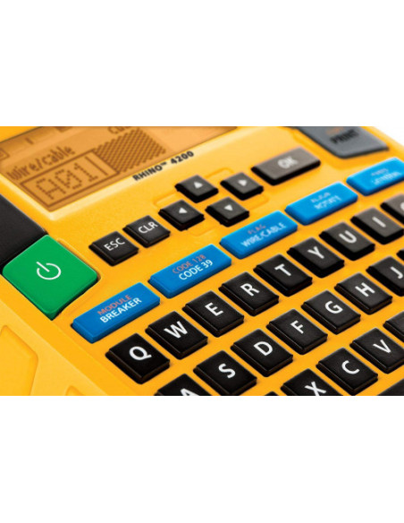 IMPRESORA ETIQUETAS R4200 TECLADO QWERTY IT/PT/ES/TR + NL DYMO 1852995