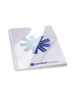 CAJA DE 100 CUBIERTAS PVC TRANSPARENTE FORMATO A4 DE 180 MICRAS CRISTAL GBC CE011880E 2