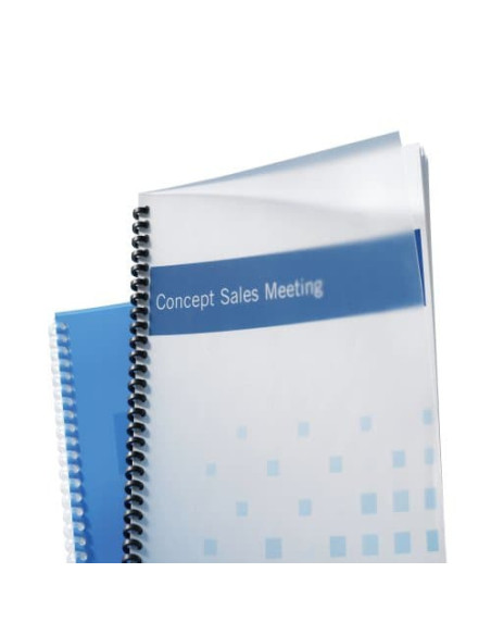 TAPA ENCUADERNACIÓN POLIPROPILENO FORMATO A4 DE 300 MICRAS TRANSLÚCIDO  CAJA DE 100