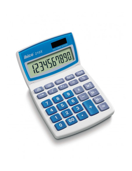 CALCULADORA DE SOBREMESA DE 10 DIGITOS MODELO 210X SOLAR / PILA IBICO IB410079