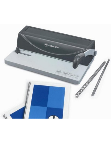 ENCUADERNADORA MC10 ESPIRAL METALICA A4 PASO...
