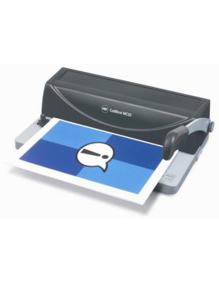 ENCUADERNADORA MC10 ESPIRAL METALICA A4 PASO 5:1 CAPACIDAD MAXIMA 10 HOJAS GBC 4400556