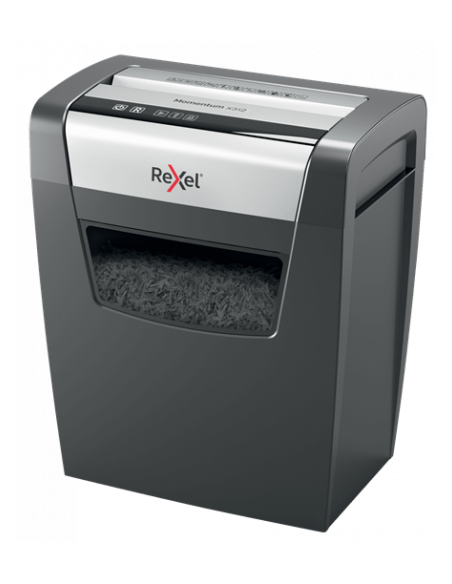 DESTRUCTORA DE PAPEL MOMENTUM X312 USO DOMESTICO NIVEL SEGURIDAD P-3 REXEL 2104572EU