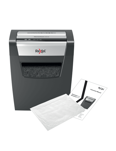 DESTRUCTORA DE PAPEL MOMENTUM X312 USO DOMESTICO NIVEL SEGURIDAD P-3 REXEL 2104572EU