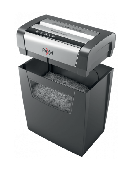 DESTRUCTORA DE PAPEL MOMENTUM X410 USO DOMESTICO NIVEL SEGURIDAD P-4 REXEL 2104571EU