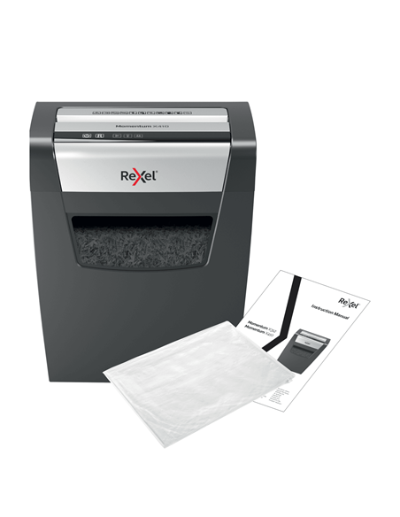 DESTRUCTORA DE PAPEL MOMENTUM X410 USO DOMESTICO NIVEL SEGURIDAD P-4 REXEL 2104571EU