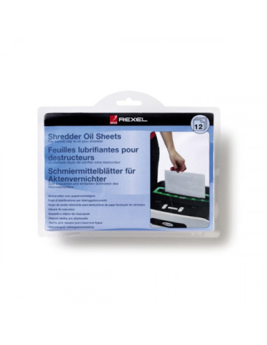 PACK 12 LAMINAS LUBRICANTES PARA DESTRUCTORAS...