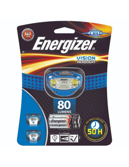 LINTERNA LED HEADLIGHT VISION 3AAA HDA32 COLOR AZUL ENERGIZER E300280302