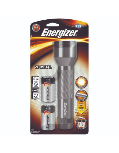LINTERNA LED METAL 2D DISTANCIA 73 M. ENERGIZER E30069600