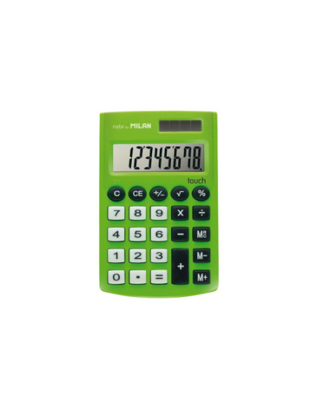 Milan 159912 calculadora Bolsillo Calculadora básica Multicolor