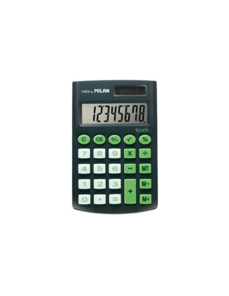 Milan 159912 calculadora Bolsillo Calculadora básica Multicolor