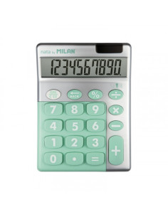 EXPOSITOR 6 CALCULADORAS 10 DÍGITOS SILVER COLORES SURTIDOS MILAN 159906SL 2